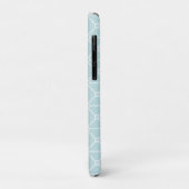Coques Case-Mate iPhone Blanc Turquoise Turquoise moderne (Dos/Gauche)