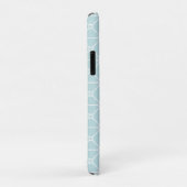 Coques Case-Mate iPhone Blanc Turquoise Turquoise moderne (Dos/Droite)