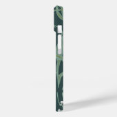 Coques Case-Mate iPhone Blancs De Neige Fleurs Sur Vert (Verso / Gauche)