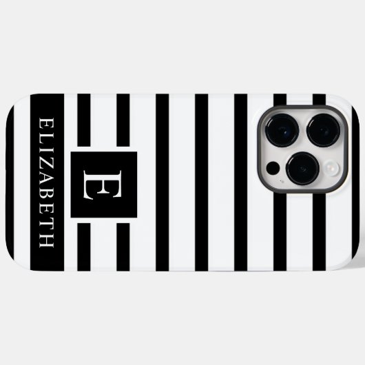 Coques Case-Mate iPhone Blancs Et Blancs Personnalisables (Verso (horizontal))