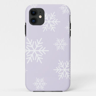 Case-Mate iPhone Case Blancs flocons de neige nordiques chic sur fond vi
