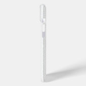 Coques Case-Mate iPhone Blancs sur les rayures de sensibilisation au ruban (Verso / Gauche)
