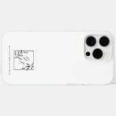 Coques Case-Mate iPhone Blason Botanique | Monogramme Intemporel  (Verso (horizontal))