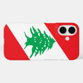 Coques Case-Mate iPhone Blason du Liban (Verso (horizontal))