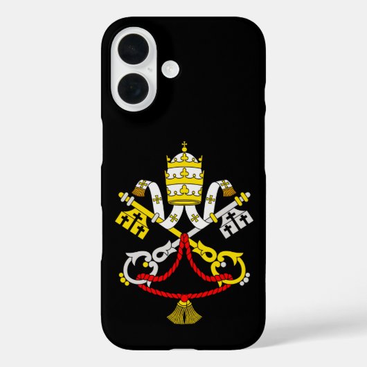 Coques Case-Mate iPhone Blason du Vatican Emblème d'art fin de luxe (Verso)
