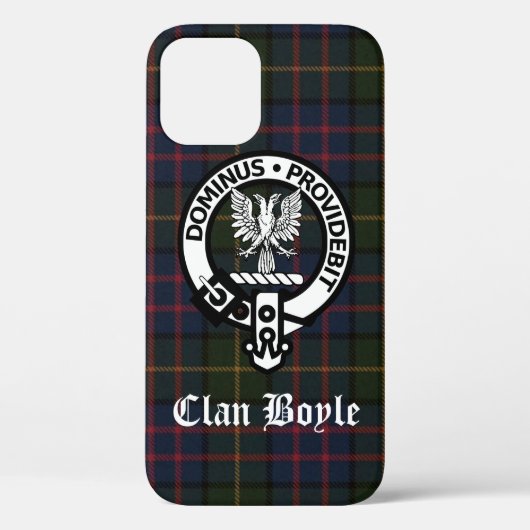 Coques Case-Mate iPhone Blason et tartan du clan Boyle (Verso)