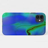 Coques Case-Mate iPhone blauer und grüner Blitz iphone Kasten (Dos (Horizontal))