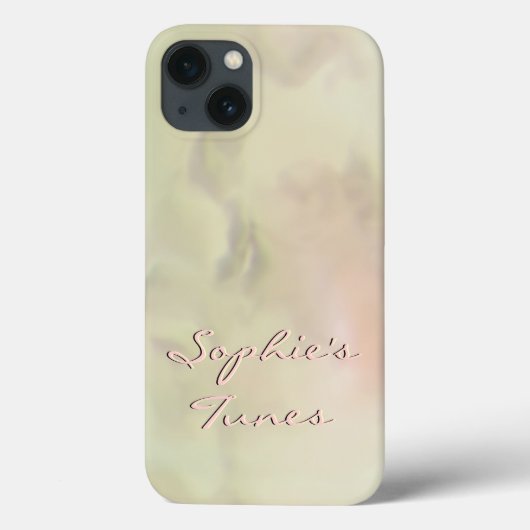 Coques Case-Mate iPhone Blended Yellow and Peach with Custom Text Effects (Verso)
