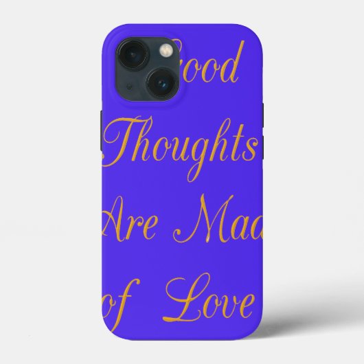 Coques Case-Mate iPhone Blessful Reflections : Good Thghts of Love (Verso)