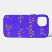 Coques Case-Mate iPhone Blessful Reflections : Good Thghts of Love (Verso (horizontal))