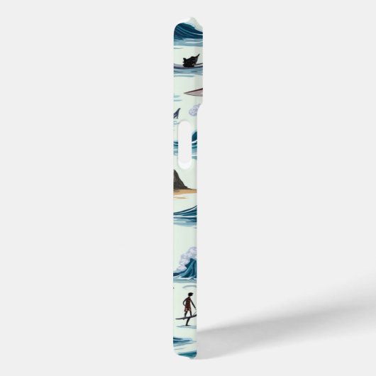 Coques Case-Mate iPhone Bleu (Verso / Droite)