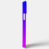Coques Case-Mate iPhone Bleu à Magenta Bright Ombre (Verso / Droite)