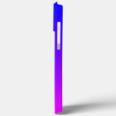 Coques Case-Mate iPhone Bleu à Magenta Ombre Clair (Verso / Gauche)