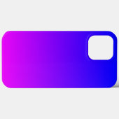 Coques Case-Mate iPhone Bleu à Magenta Ombre Clair (Verso (horizontal))
