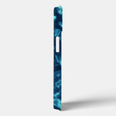 Coques Case-Mate iPhone Bleu Abstrait (Verso / Droite)