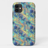 Coques Case-Mate iPhone Bleu Abstrait (Dos)