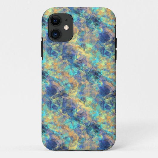 Coques Case-Mate iPhone Bleu Abstrait (Dos)