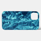 Coques Case-Mate iPhone Bleu Abstrait (Verso (horizontal))