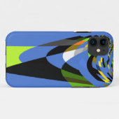 Coques Case-Mate iPhone Bleu Africain Tribal Motif Motif Art Imprimer (Dos (Horizontal))