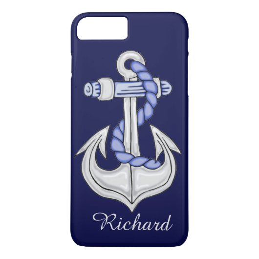 Coques Case-Mate iPhone Bleu Ancre marine (Dos)