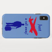 Coques Case-Mate iPhone Bleu : appelez-moi (Dos (Horizontal))