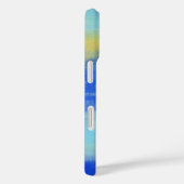 Coques Case-Mate iPhone Bleu Aqua Turquoise Nautique Abstrait (Verso / Droite)