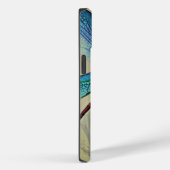 Coques Case-Mate iPhone Bleu Aquarelle libellule, Personnaliser (Verso / Droite)