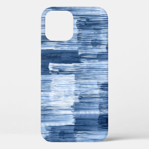 Case-Mate iPhone Case Bleu Aquarelles : Motif géométrique