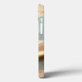 Coques Case-Mate iPhone bleu beige vert vague (Verso / Gauche)