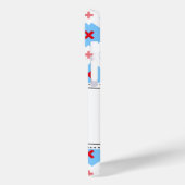 Coques Case-Mate iPhone Bleu blanc (Verso / Gauche)