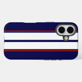 Coques Case-Mate iPhone Bleu, blanc et rouge Classy (Verso (horizontal))