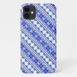Case-Mate iPhone Case Bleu blanc mignon décoratif rayures ukrainiennes