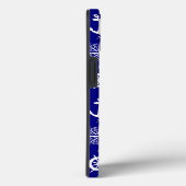 Coques Case-Mate iPhone Bleu Blanc Nautique Bateau Côtier (Verso / Droite)
