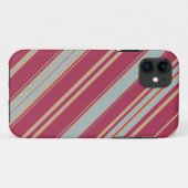 Coques Case-Mate iPhone Bleu Brown et clair Diagonale (Dos (Horizontal))