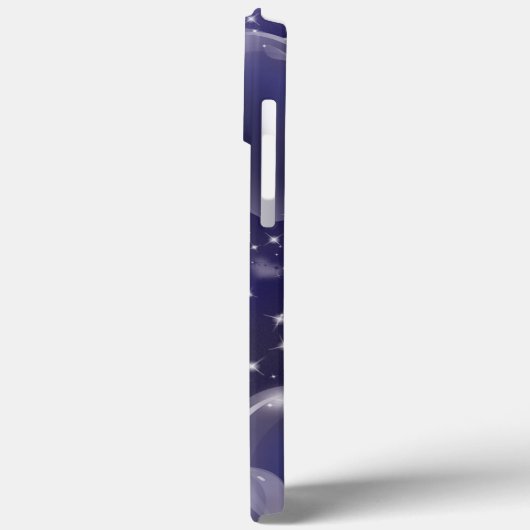 Coques Case-Mate iPhone Bleu Bubble Hearts mignon Girly 90's Style (Verso / Gauche)