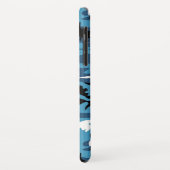 Coques Case-Mate iPhone Bleu Camo d'hiver (Dos/Gauche)