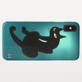 Coques Case-Mate iPhone Bleu CAT NOIR (Dos (Horizontal))