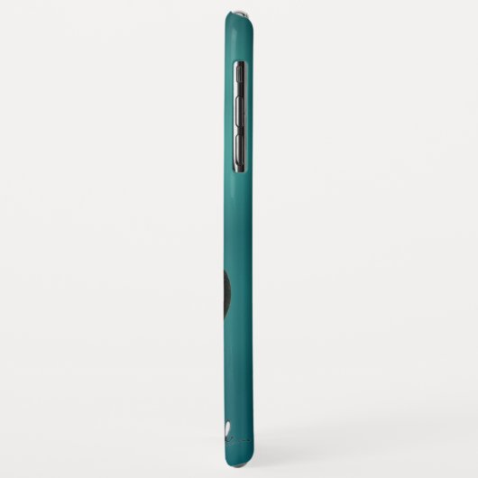 Coques Case-Mate iPhone Bleu CAT NOIR (Dos/Gauche)