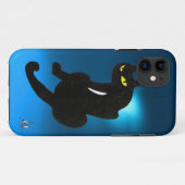 Coques Case-Mate iPhone Bleu CAT NOIR (Dos (Horizontal))
