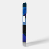 Coques Case-Mate iPhone Bleu chic gris turquoise (Verso / Droite)