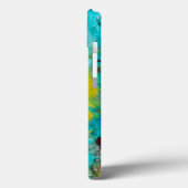 Coques Case-Mate iPhone Bleu Chrysocolla Jasper (Verso / Gauche)