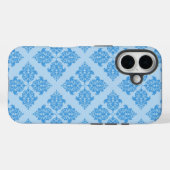 Coques Case-Mate iPhone Bleu ciel Damassé Marocain (Verso (horizontal))