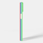 Coques Case-Mate iPhone Bleu clair, bandes combo (Verso / Droite)