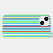 Coques Case-Mate iPhone Bleu clair, bandes combo (Verso (horizontal))