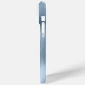 Coques Case-Mate iPhone Bleu clair brillant Signature Marine (Verso / Gauche)
