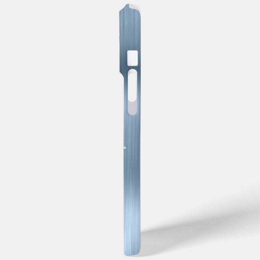 Coques Case-Mate iPhone Bleu clair brillant Signature Marine (Verso / Gauche)