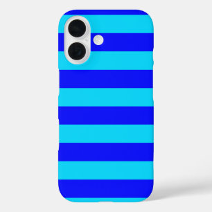 Coques iPhone 16 Bleu clair et Bleu foncé