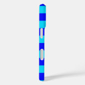 Coques Case-Mate iPhone Bleu clair et Bleu foncé (Verso / Droite)