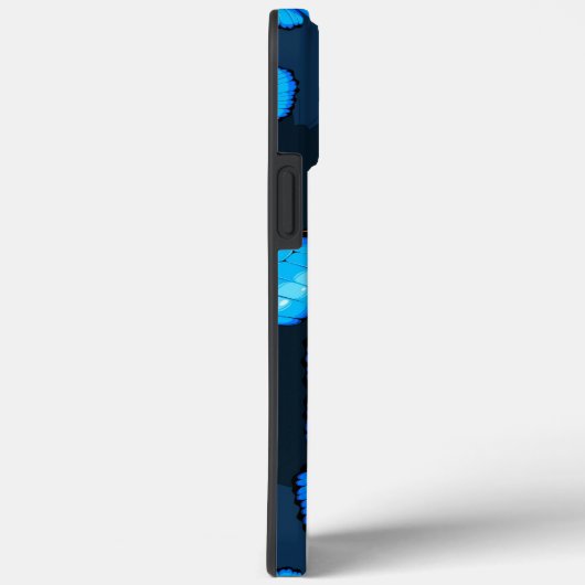 Coques Case-Mate iPhone Bleu clair Papillon iPhone | Papillon iPhone 13 (Verso / Droite)