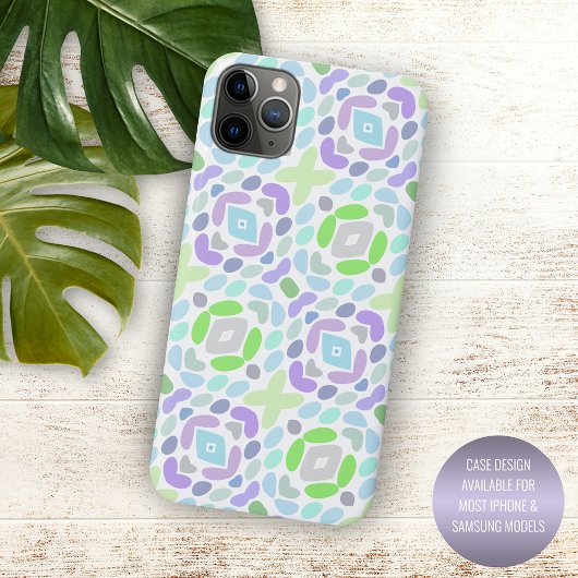 Coques Case-Mate iPhone Bleu clair Rose Violet Lime Vert Art africain
